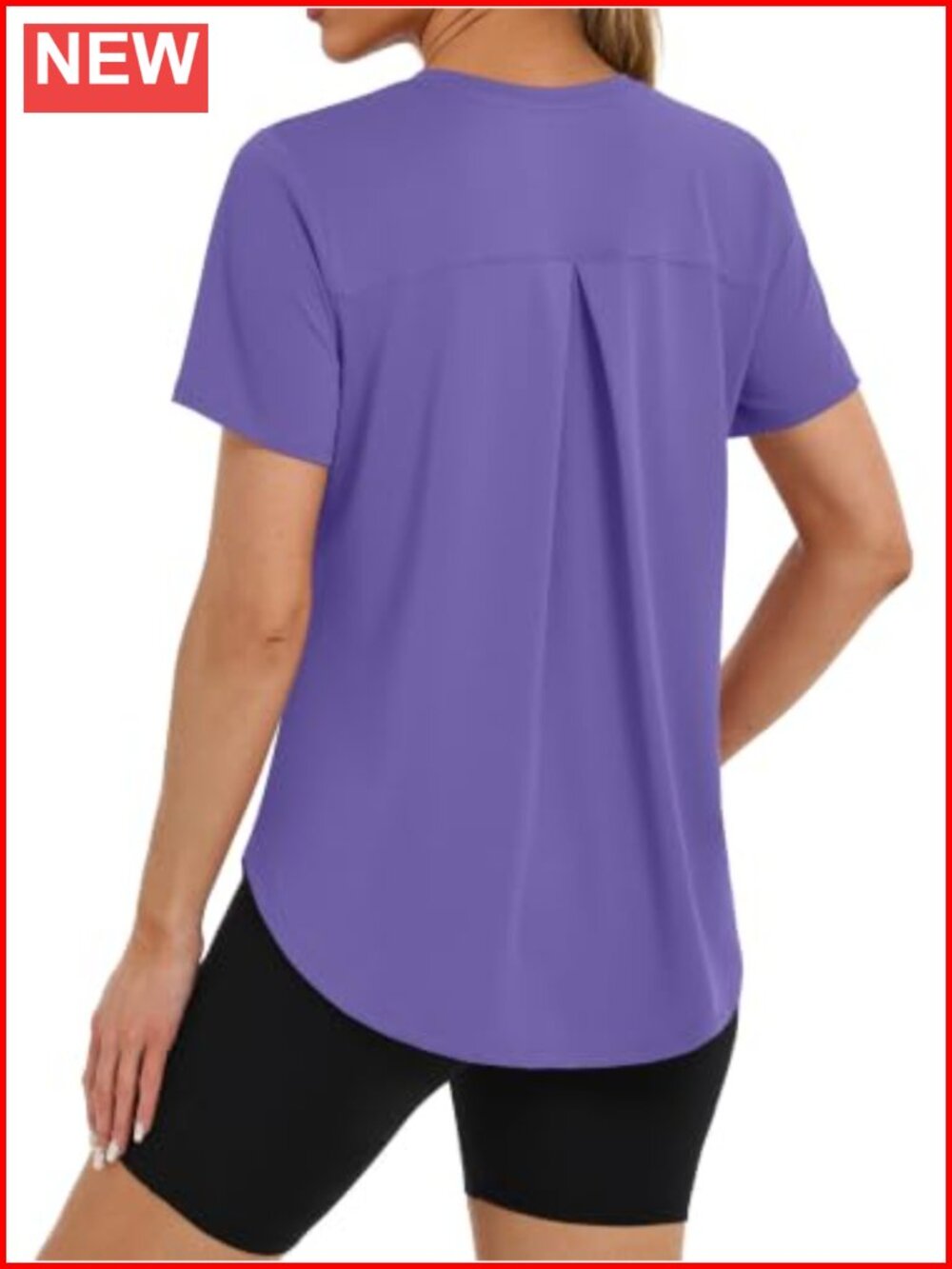 Women's UPF 50+ Quick Dry Athletic Workout Shirt Short Sleeve Loose Fit
